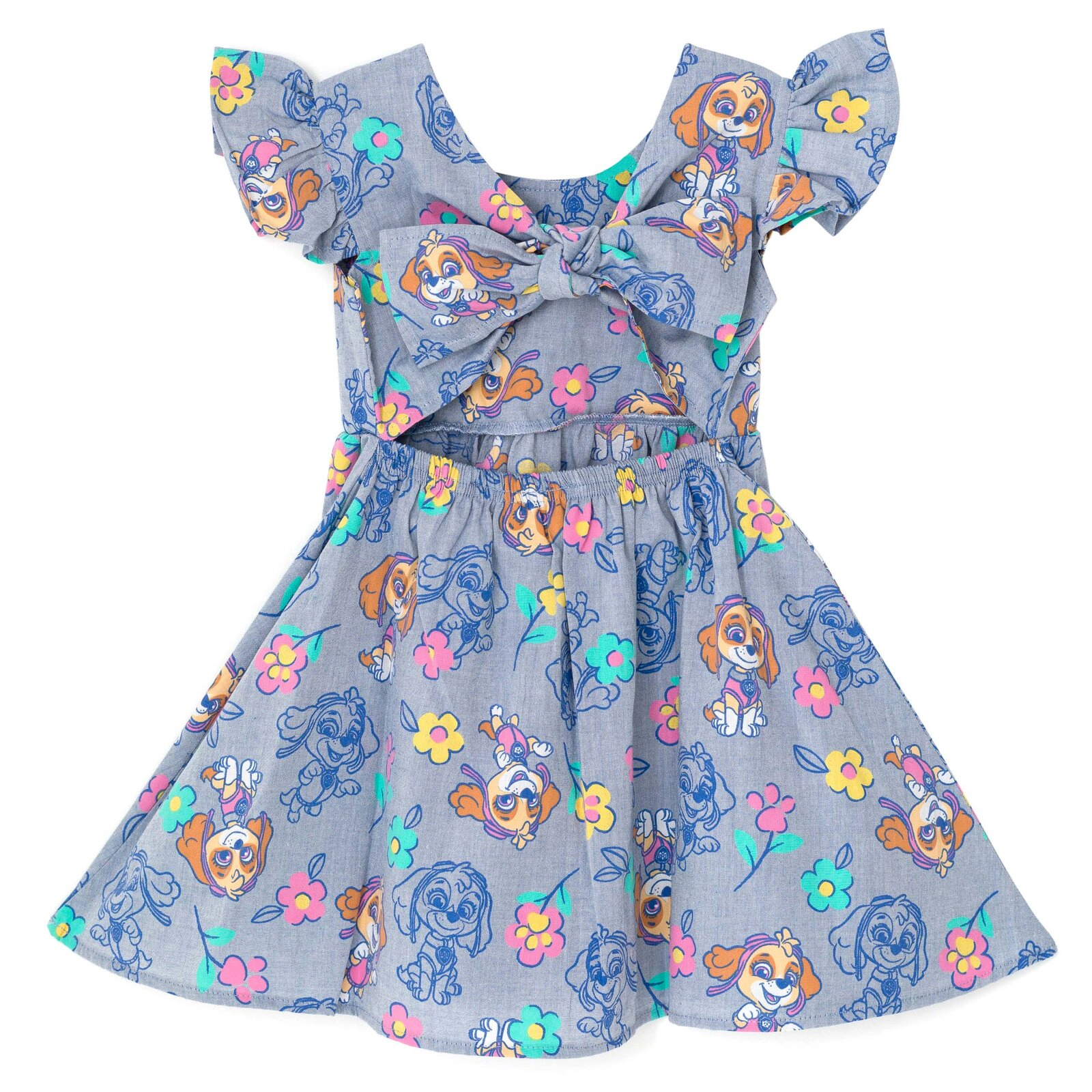 Paw Patrol Skye Girls' Chambray Dress
