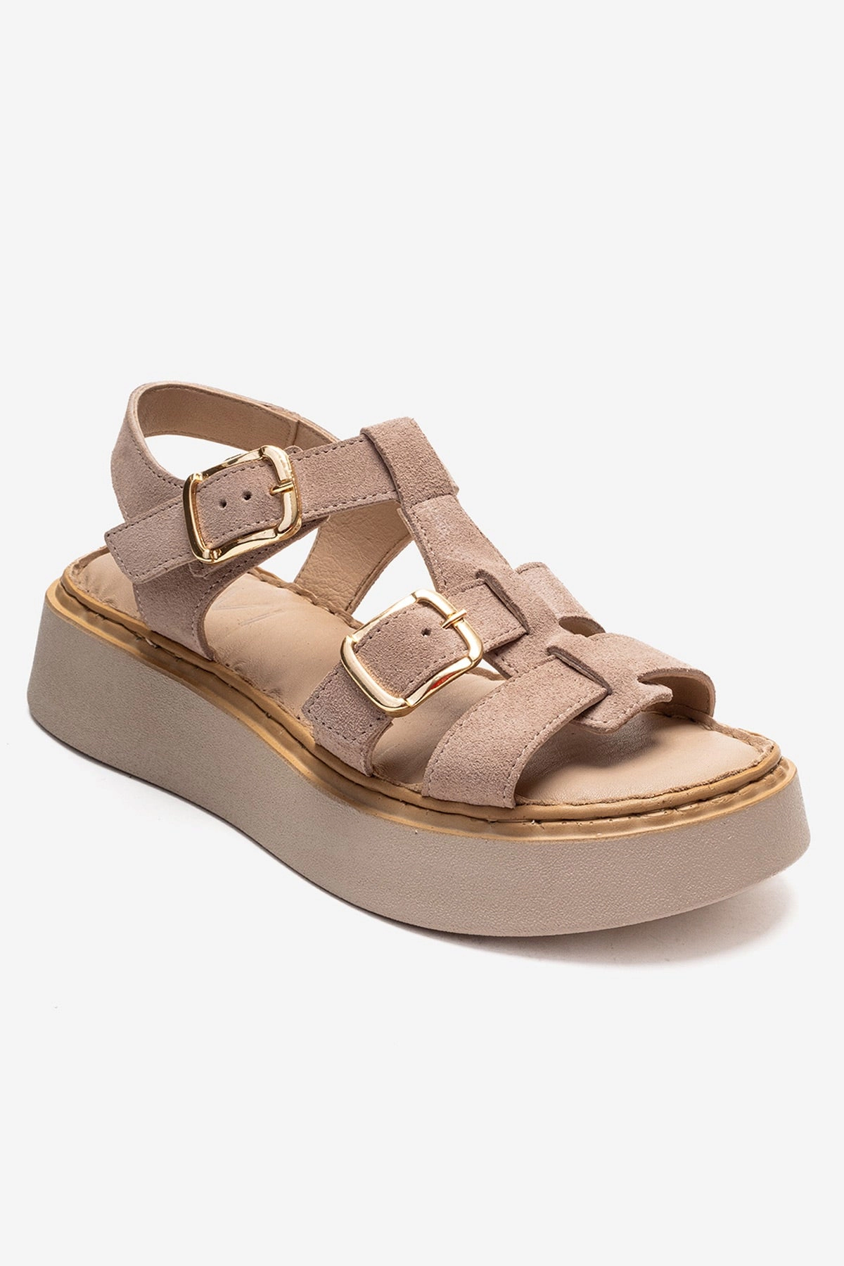 Forever & Always Womens Loin Leather Platform Sandals