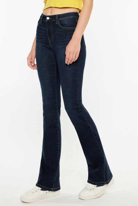 KanCan Women's Essentials High Rise Bootcut Jeans Avery