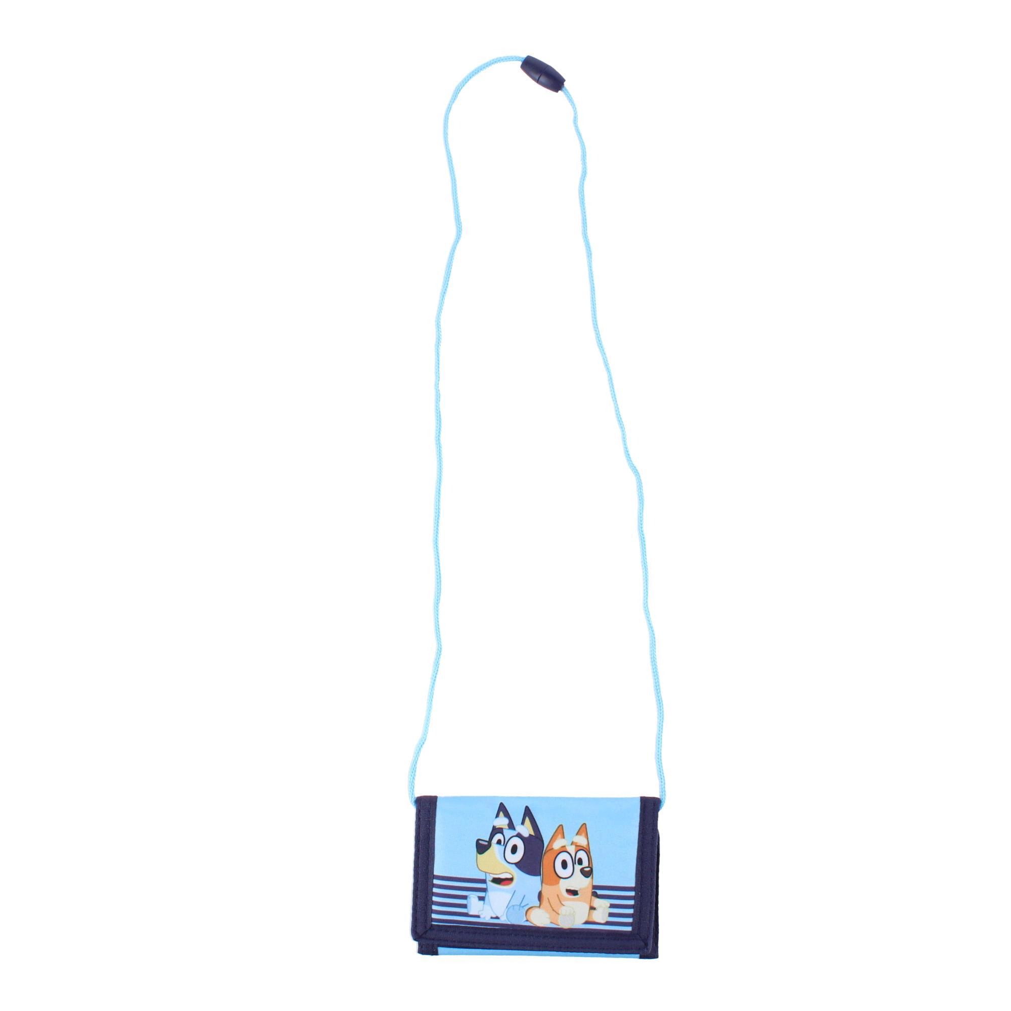 Textiel Trade Nickelodeon's Kid's Bluey & Bingo Hoo & Loop Tri-Fold Wallet