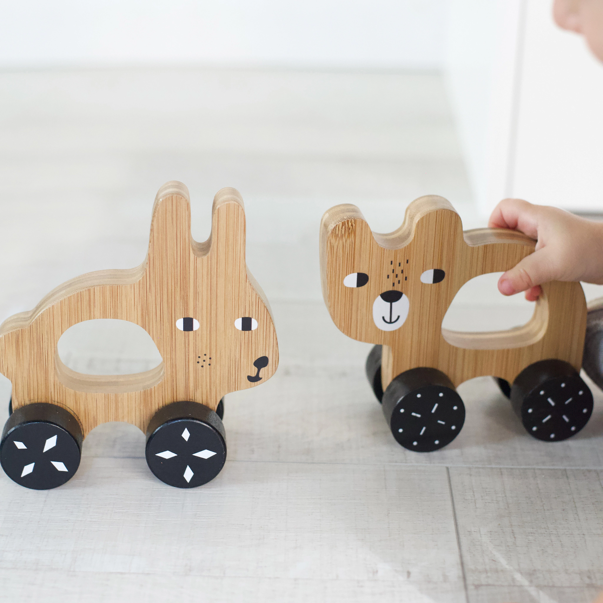 Wee Gallery Bunny Push Toy