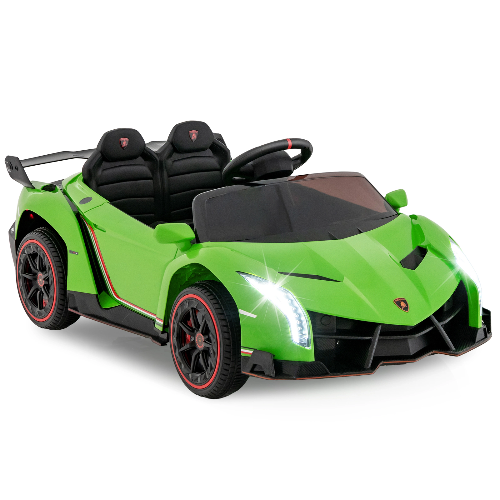 LJG 12V Licensed Lamborghini 4WD Kids Ride-on Sports Car with 2.4G Remote