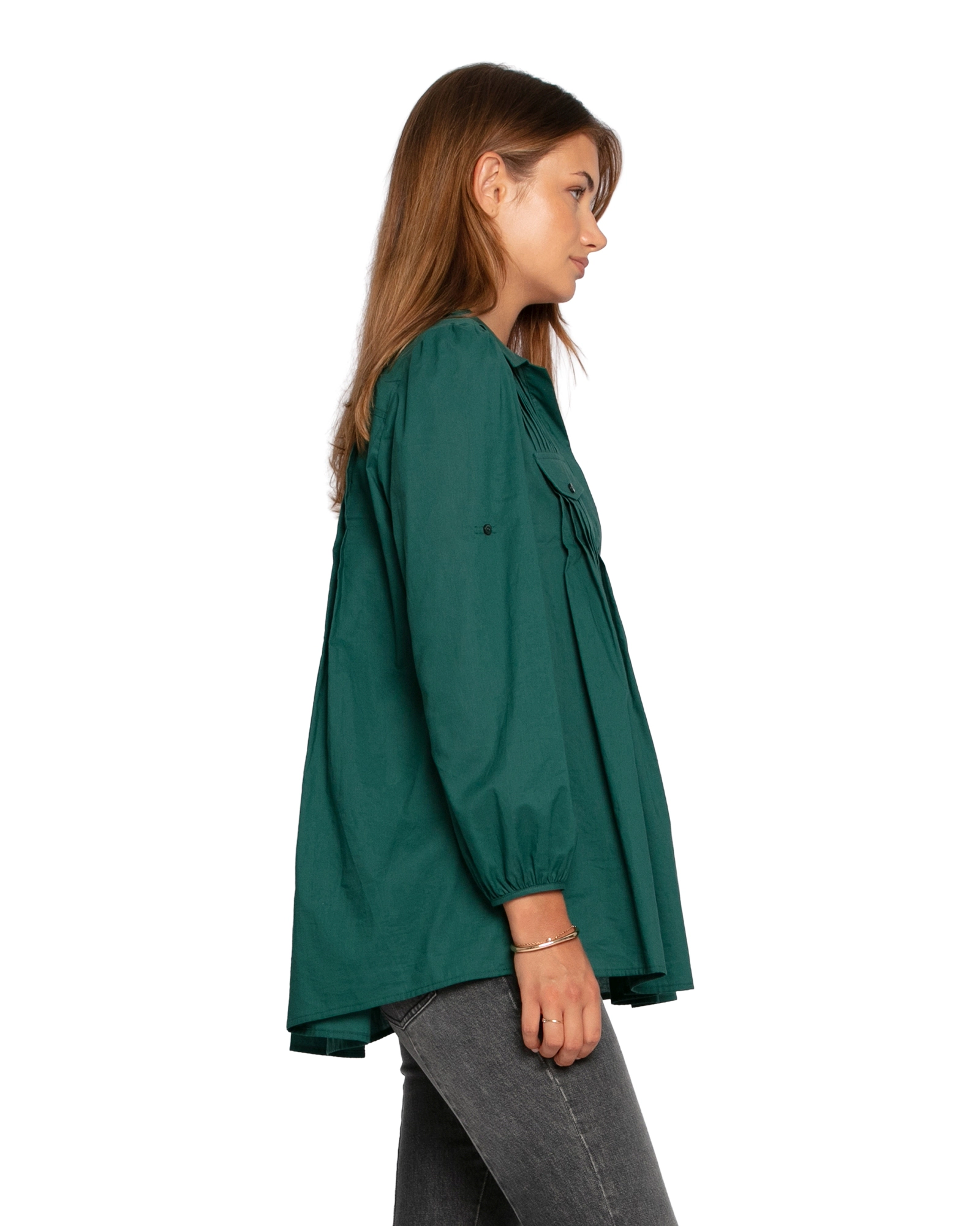 Belle & Bloom Catch Feelings Pintuck Shirt