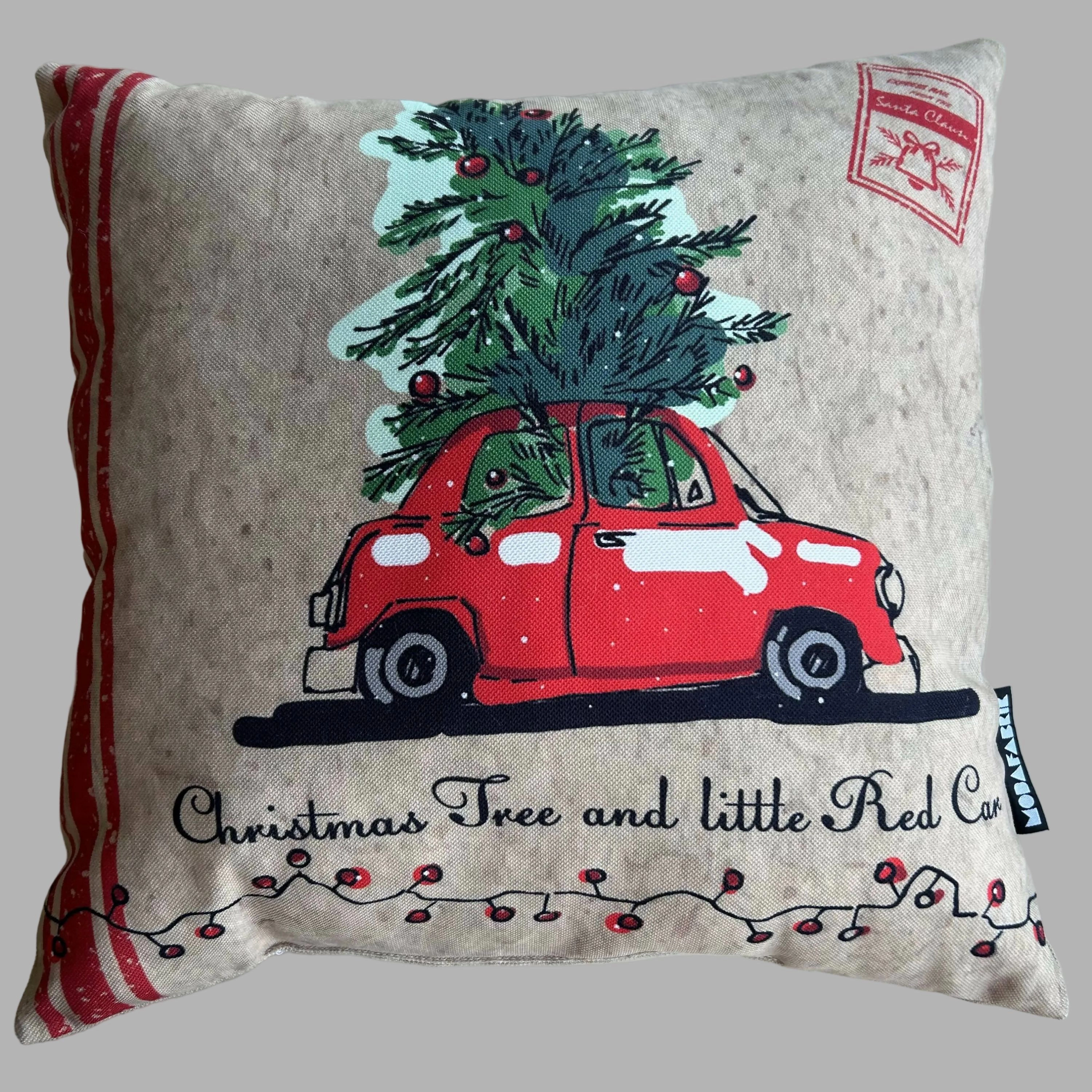Wear Sierra Antique Car Pattern Throw Pillow Cover