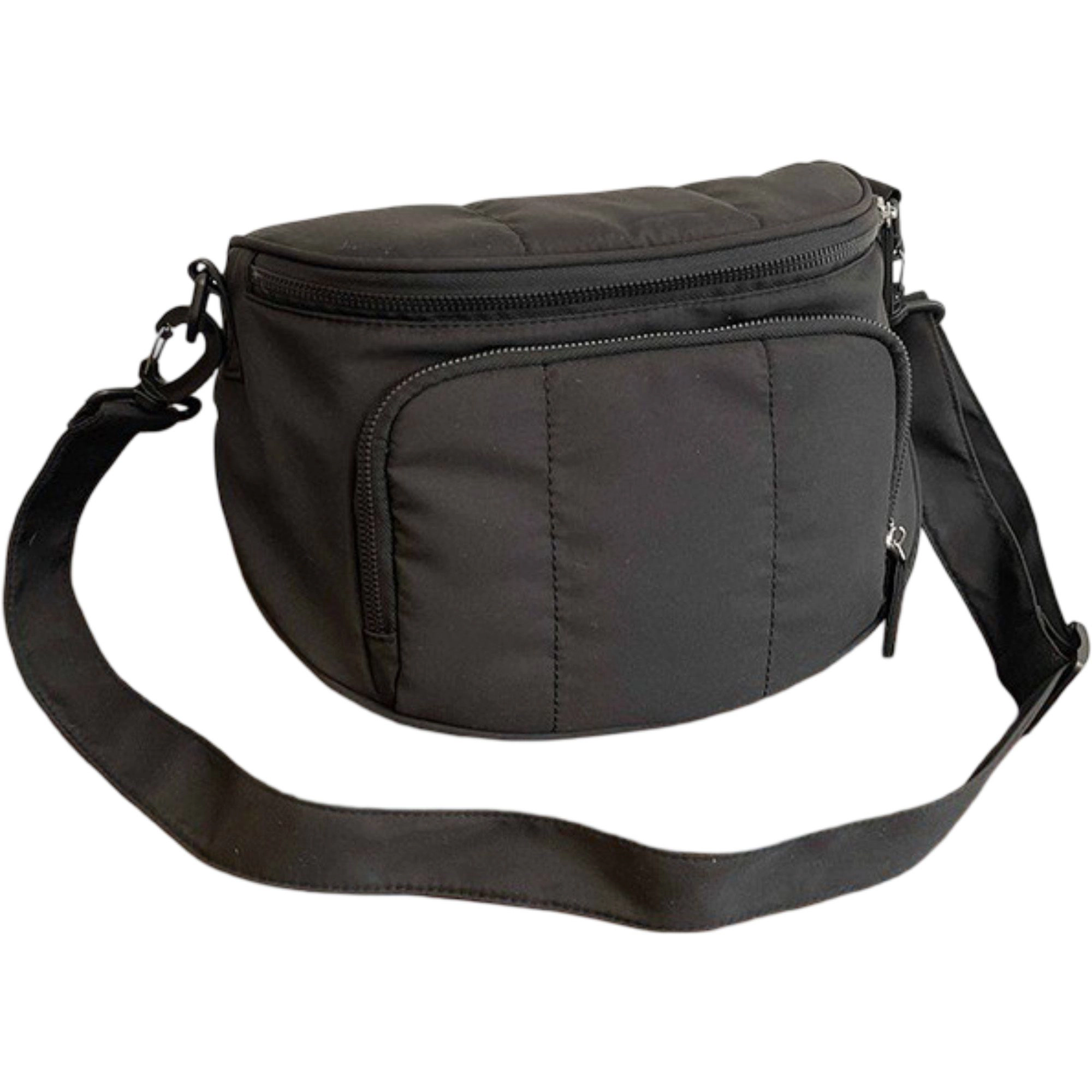 Alilang Women's Crossbody Shoulder Bag with Multiple Zip Pockets and Adjustable Strap
