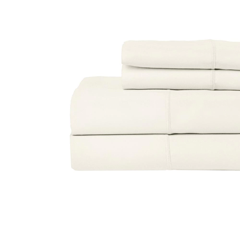 Hotel Concepts 500 Thread Count Sateen Sheet - 4 Piece Set - Queen