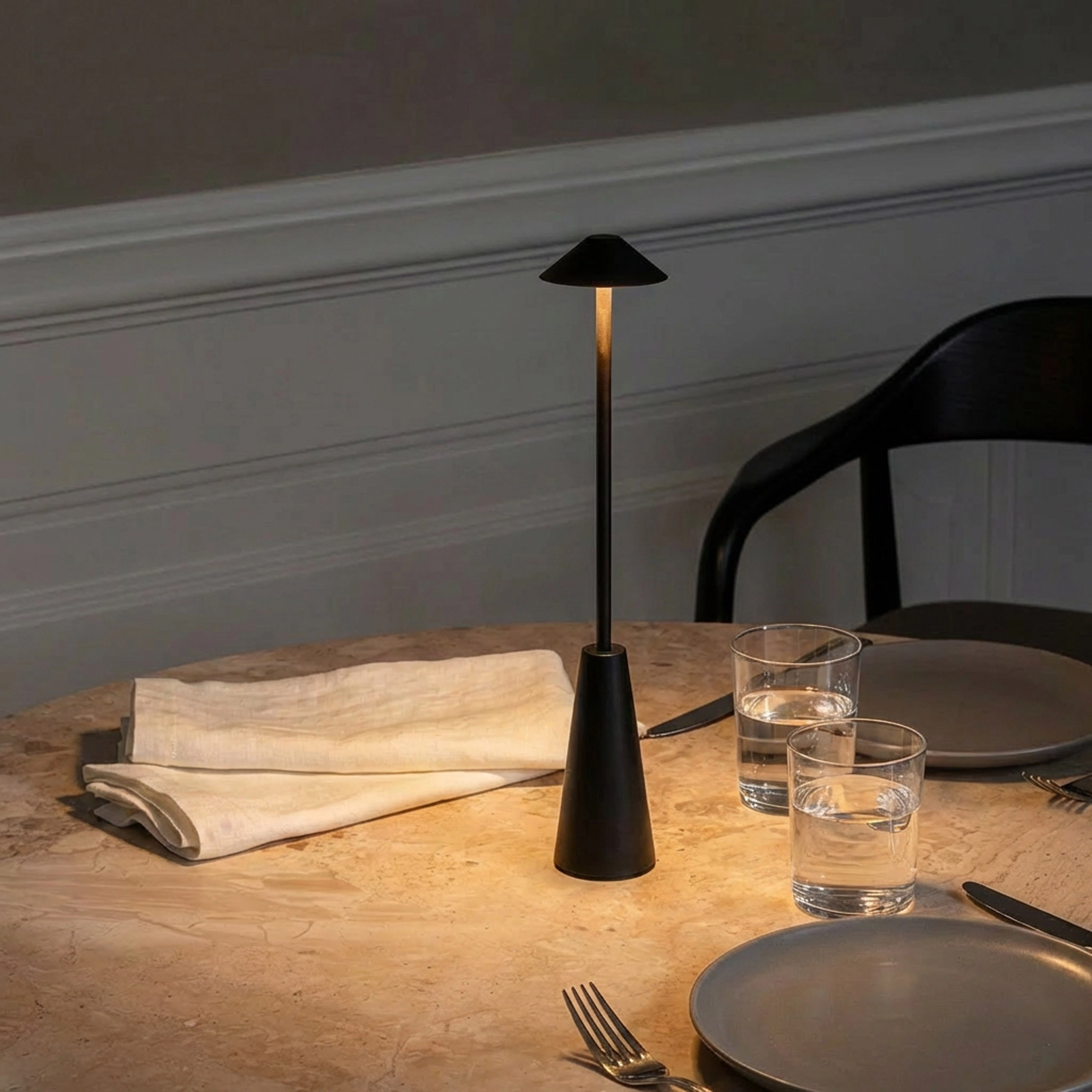 Brightech Enoki Portable Rechargeable Table Lamp