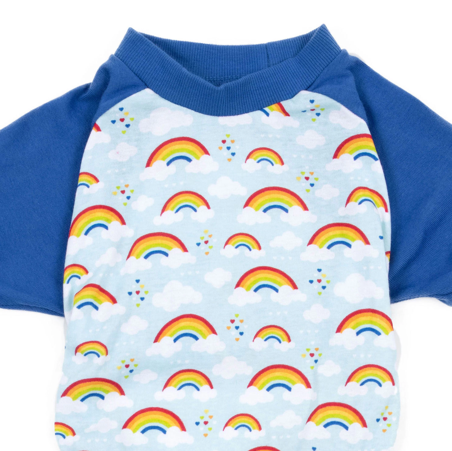 Leveret Dog Cotton Rainbow Pajamas