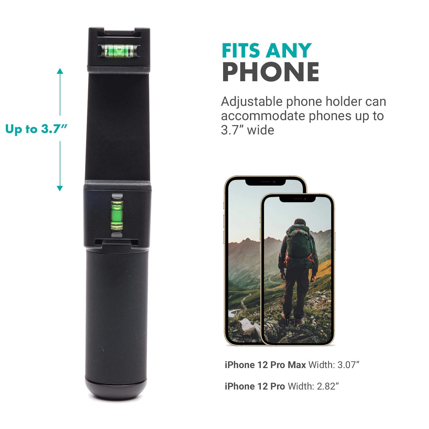 Movo PR-3 Rotating Smartphone Grip Handle Rig with Vertical and Horizontal Positions