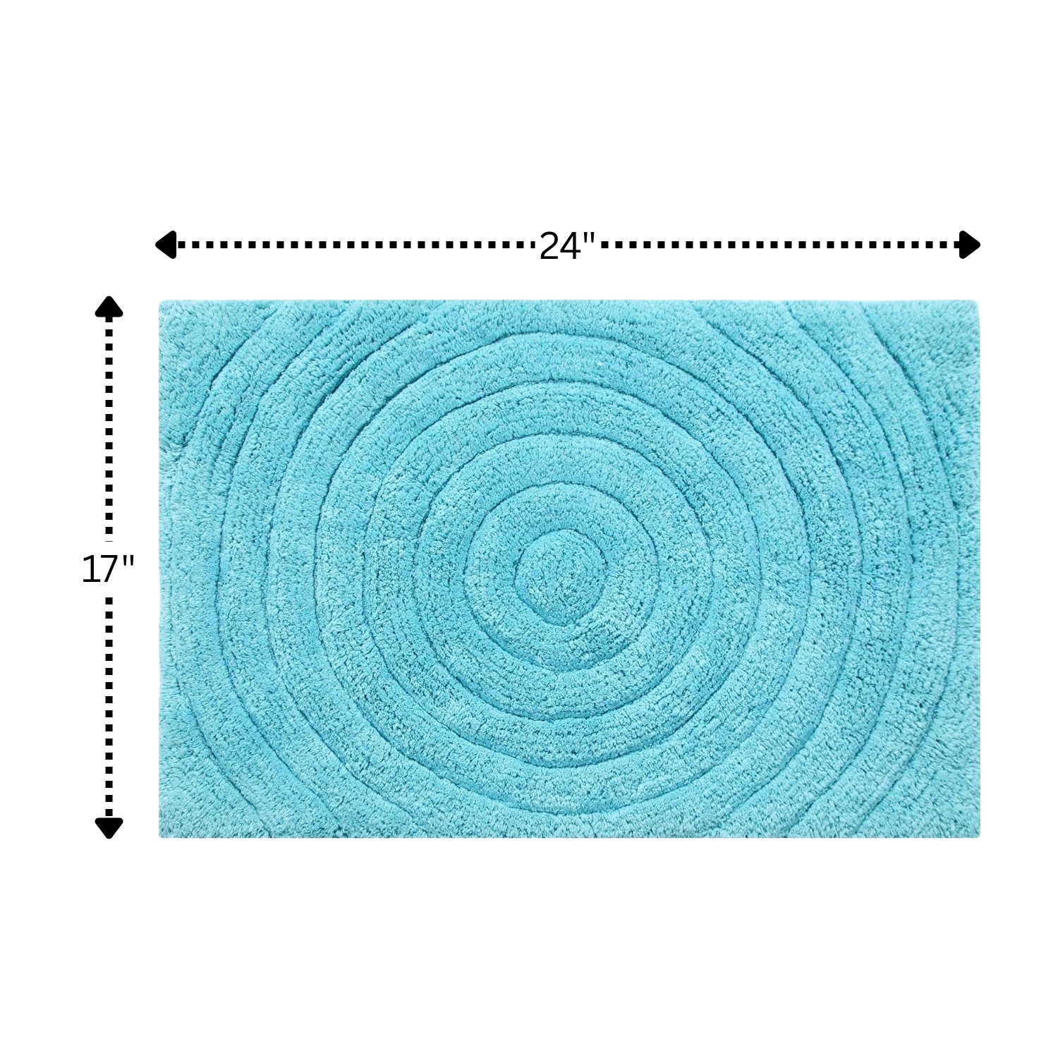 Knightsbridge Echo 220 GSF Non Skid Back Bath Rug