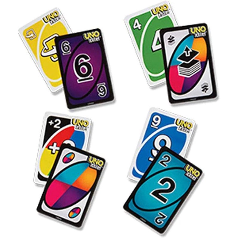 Mattel UNO Flip Double-Sided Card Game, 112-Card Deck