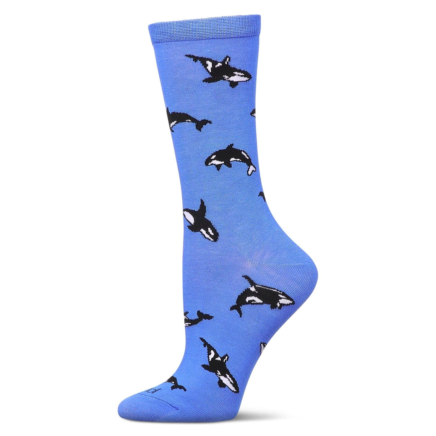 MeMoi Women's Orcas Rayon From Bamboo Crew Socks