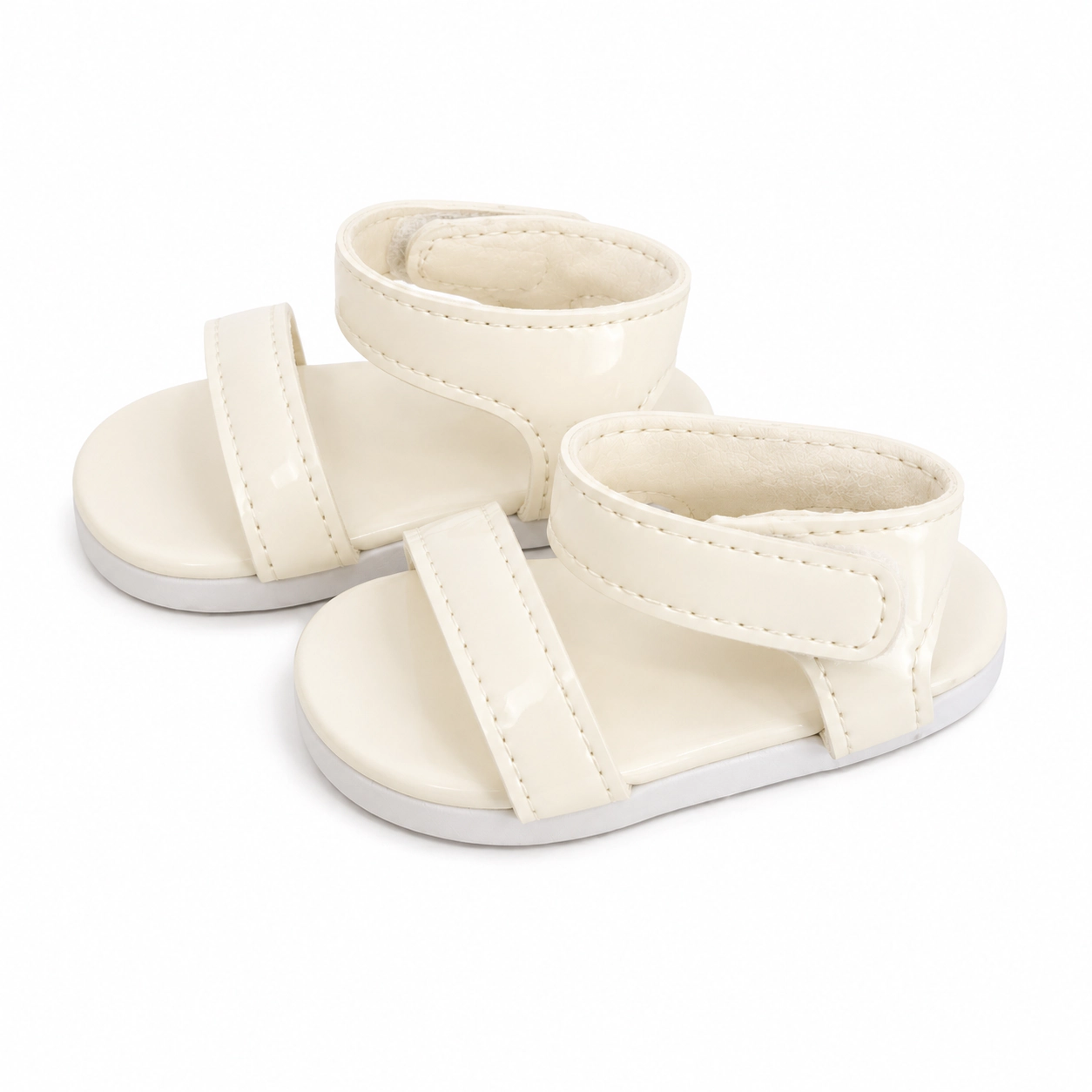 MBD® Girl Doll Ivory Sandals Fits 18 inch Kennedy and Friends Dolls