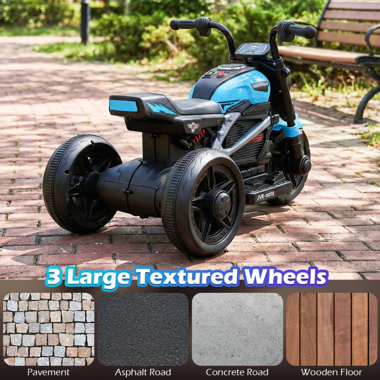 Hivvago 6V Kids Electric Motorcycle with LED Headlight and Music for Toddlers Aged 3-5