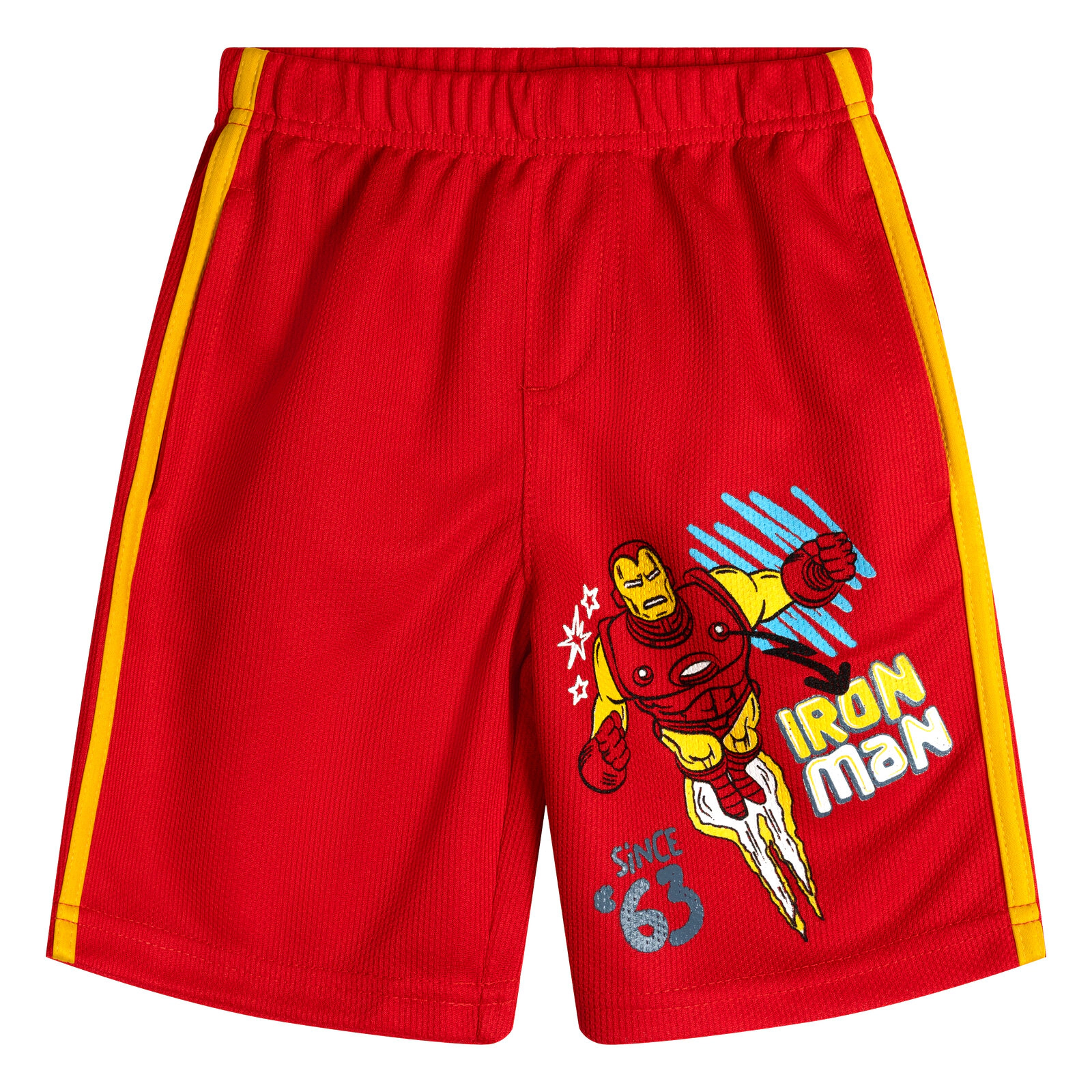 Marvel Avengers Boys' 3-Pack Athletic Mesh Shorts