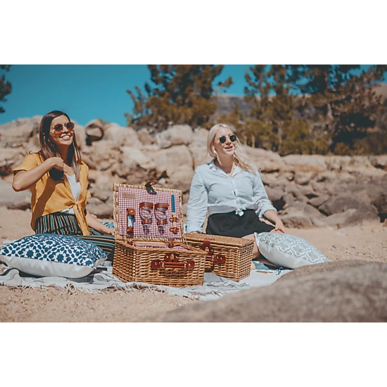 PICNIC TIME Classic Wine & Cheese Picnic Basket