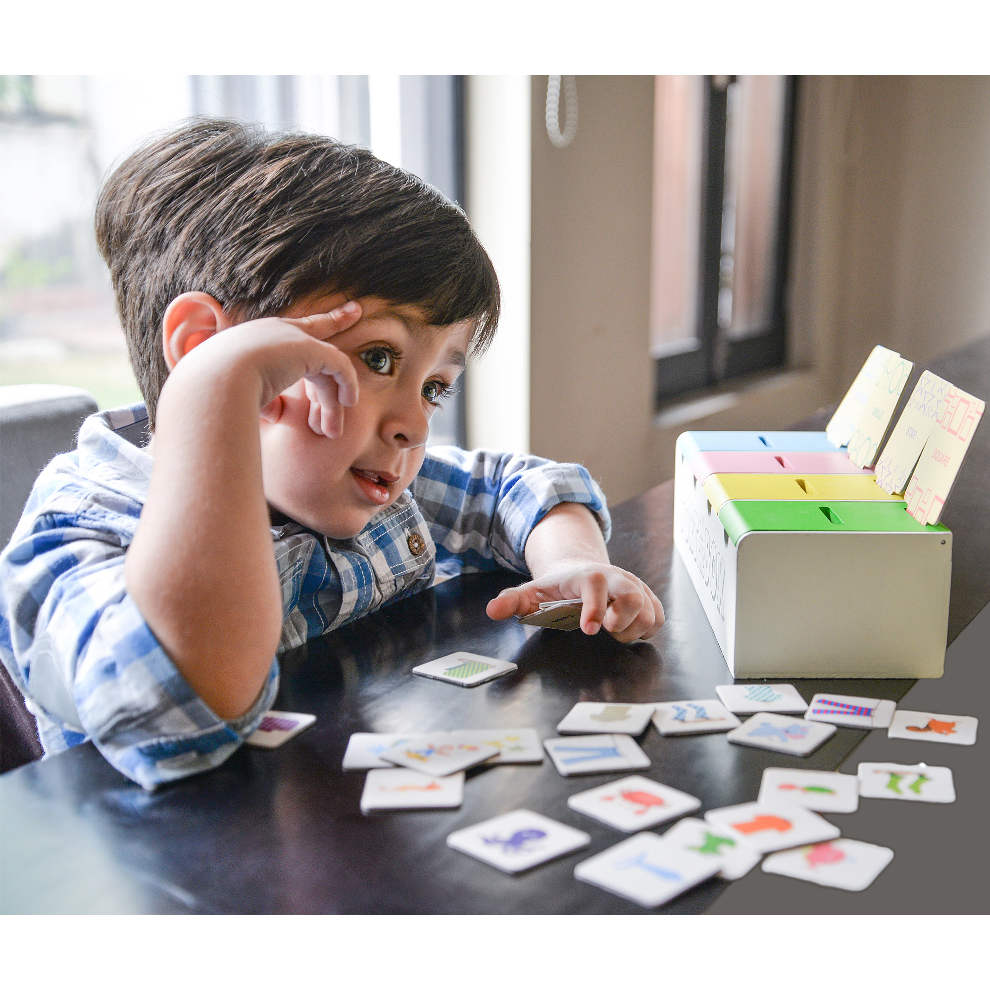 Chalk & Chuckles Sort in the Box Sorting Game - 2 Players
