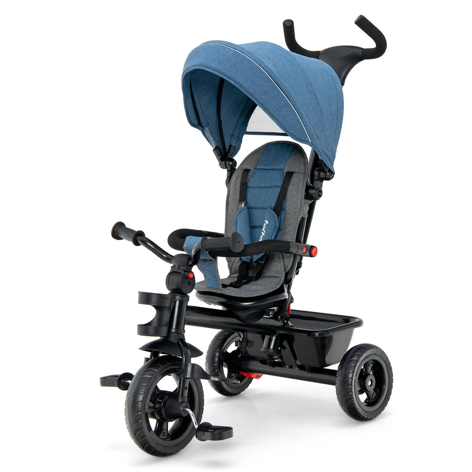 Slickblue 5-in-1 Toddler Tricycle Stroller with Push Handle