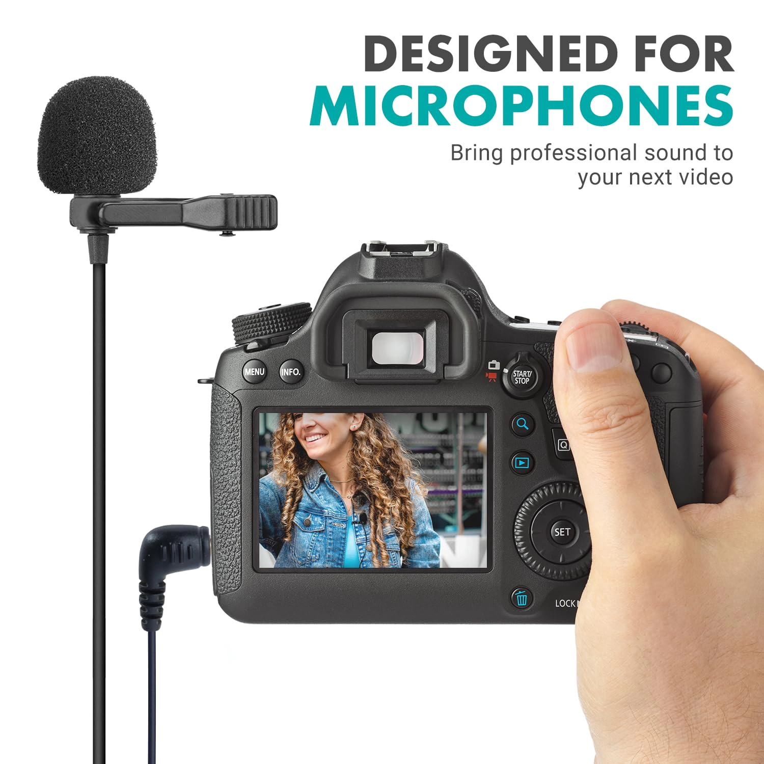 Movo MC4 TRRS to TRS Adapter - 3.5mm (Female) TRRS Microphone Adapter Cable to 3.5mm TRS (Male) for Cameras