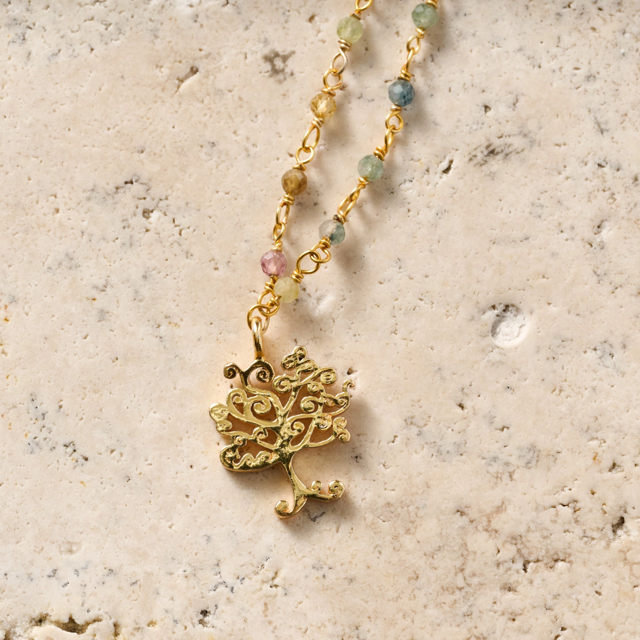 Ten Thousand Villages Good Fortune Charm Necklace