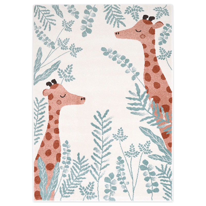 Nattiot Polypropylene Kid'S Bedroom Rug Giraffe - Nisu