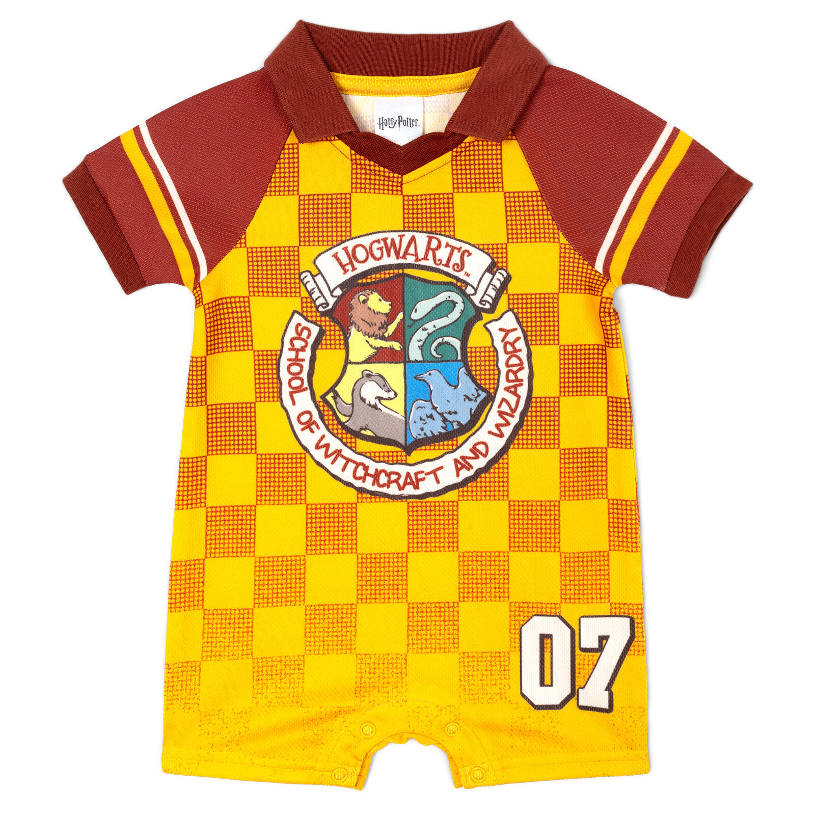 Harry Potter Boys' Athletic One Piece Romper
