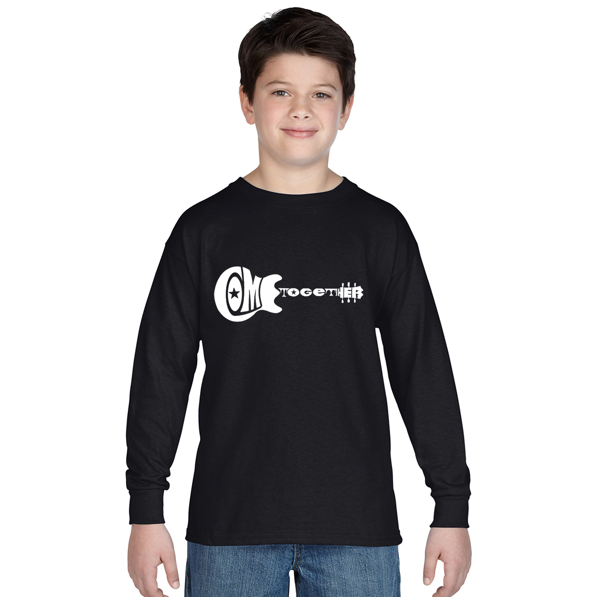 LA Pop Art Boys Long Sleeve T-Shirt -  COME TOGETHER