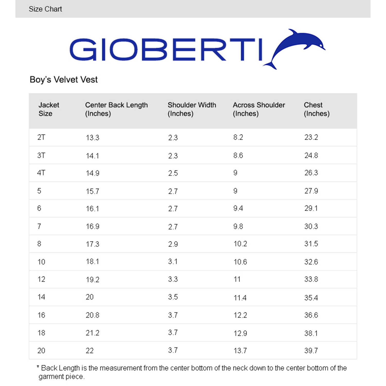 Gioberti Boy's Velvet Formal Suit Vest