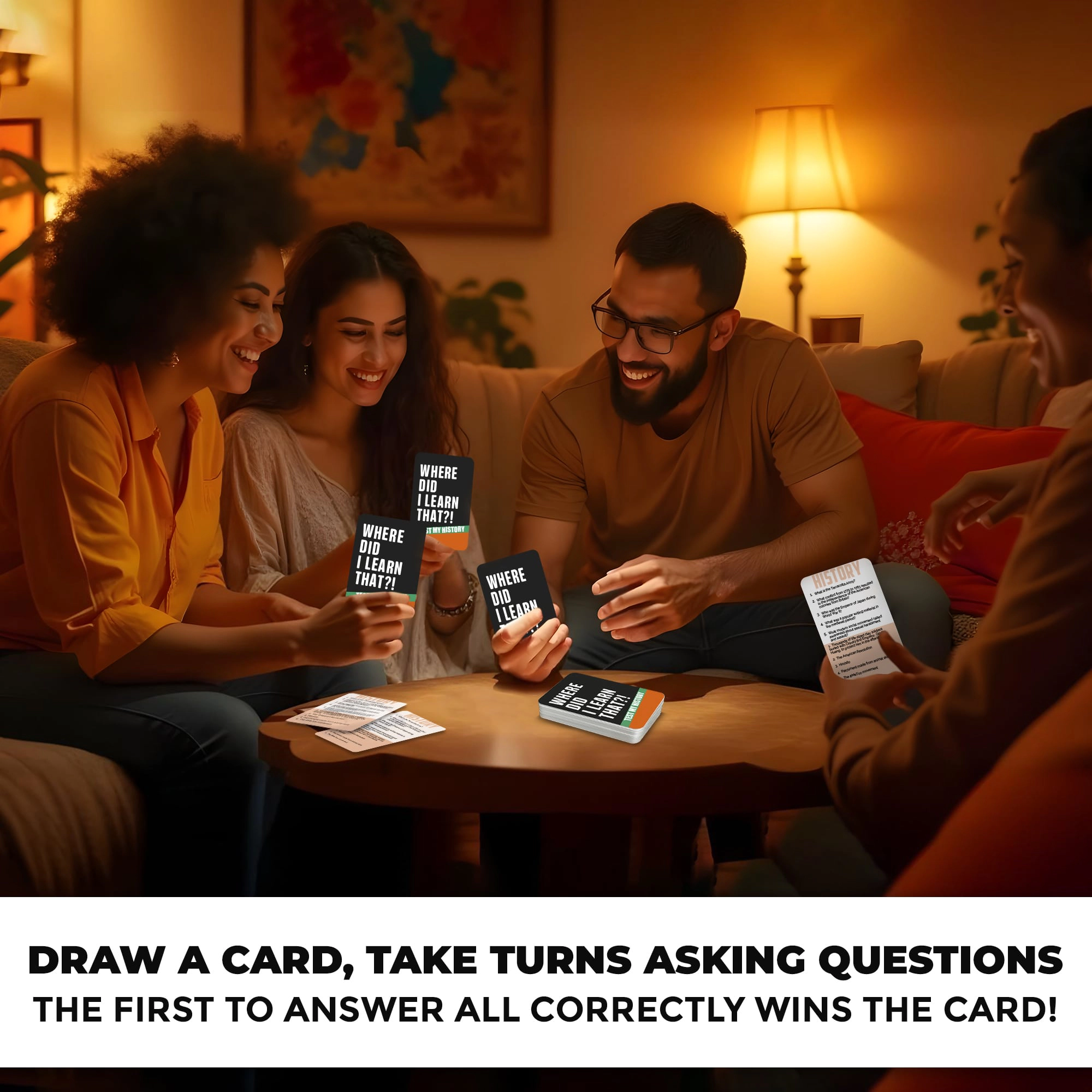 QUOKKA Trivia Card Games for Adults and Family - 500 to 2000 Questions General Knowledge, Science, History Geography