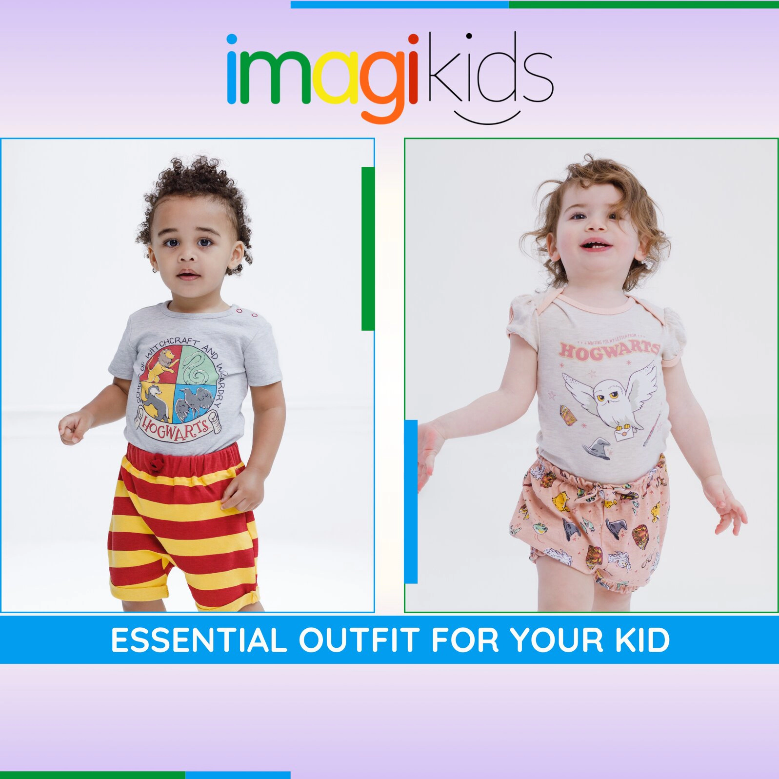 Harry Potter Baby Bodysuit and Shorts Set with Shoes