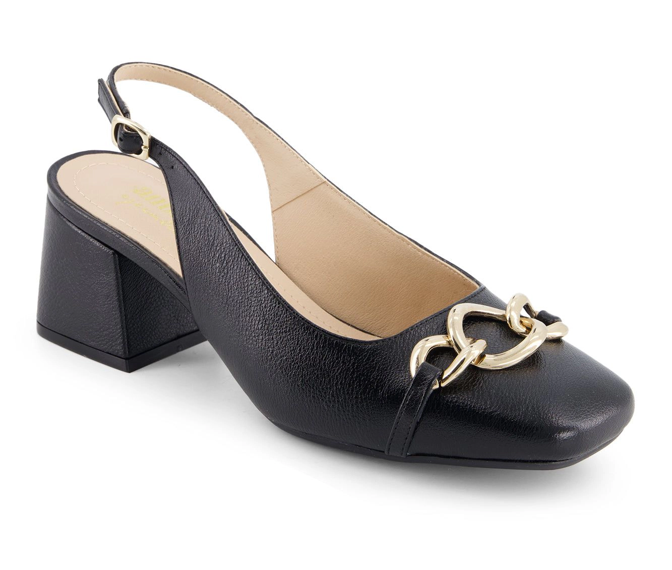 Andrea Womens Slingback Pumps With Square Toe