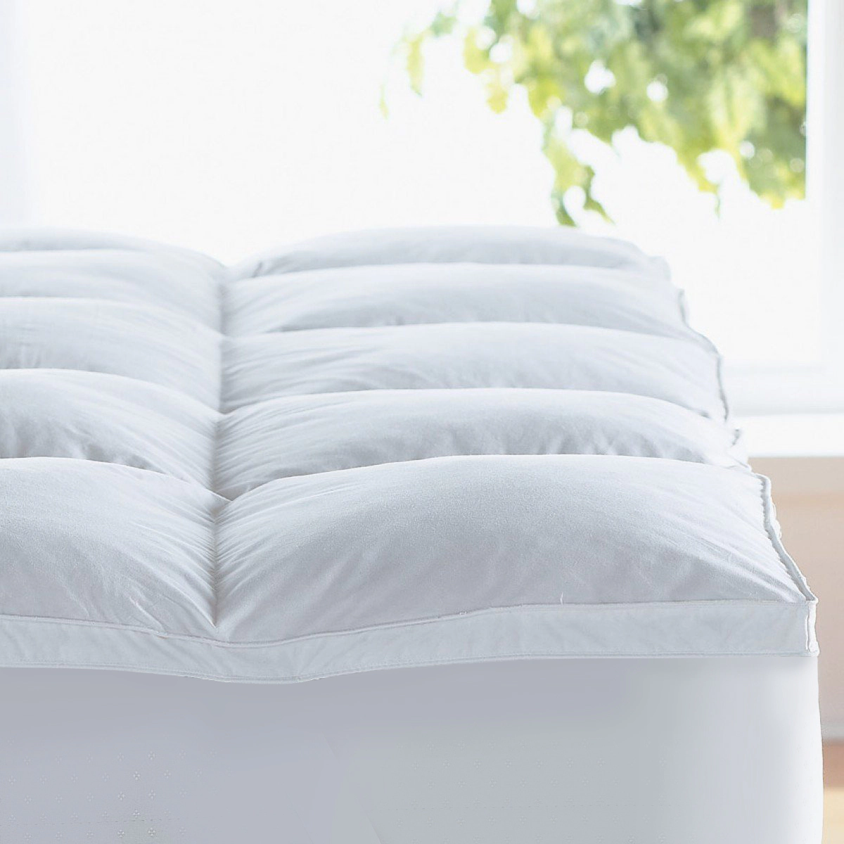 HSH Dream Plush 2 Inch Mattress Topper – Hypoallergenic Down Alternative Soft Bed Topper