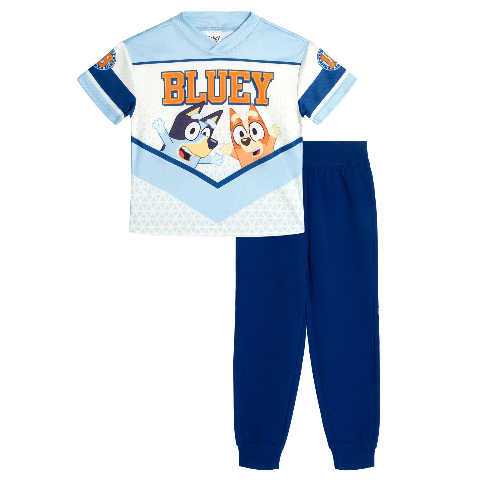 Bluey Boys' Athletic 2-Piece T-Shirt and Jogger Set