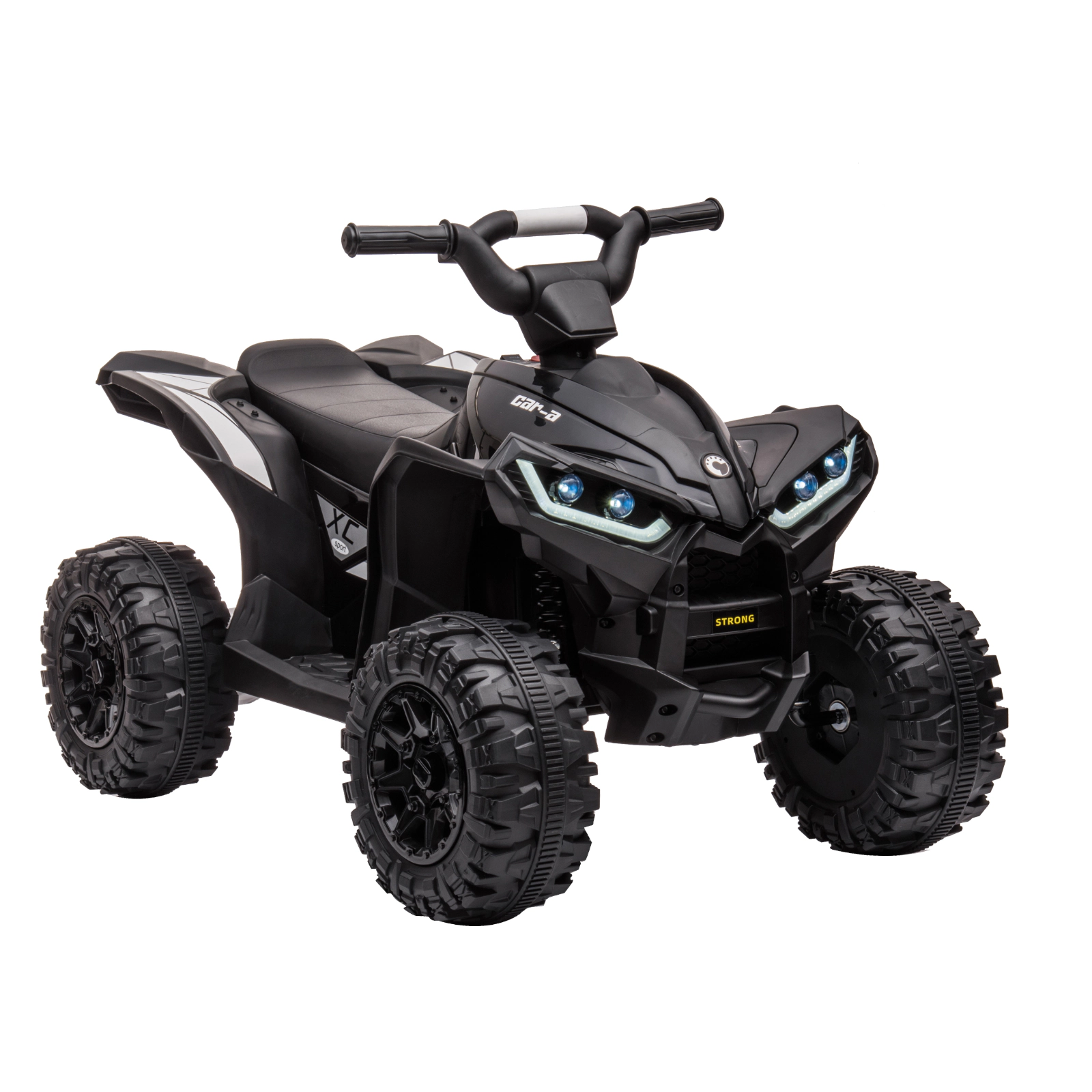 12V Kids Electric ATV Quad, 4-Wheel Ride On Car w/Parent Remote, Dual Drive, High/Low Speeds & Music