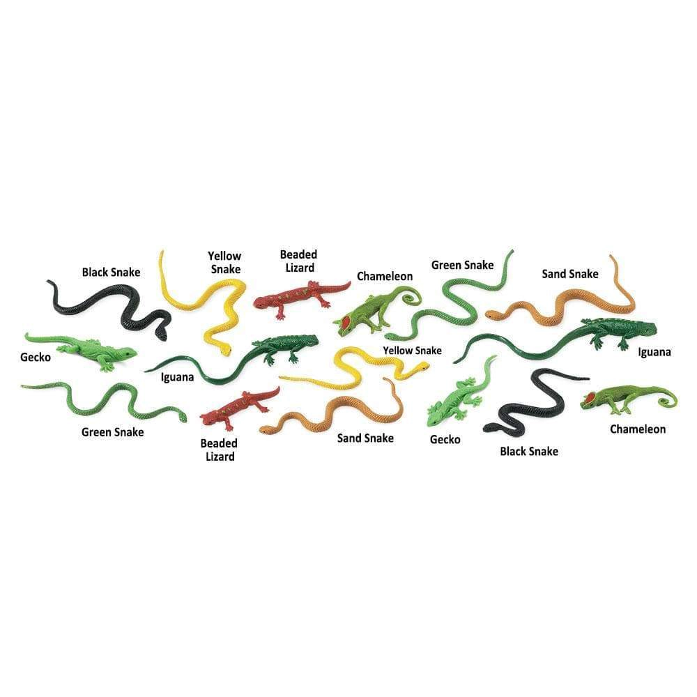 Safari Ltd. - Reptiles TOOB - contains 15 Mini Figurines
