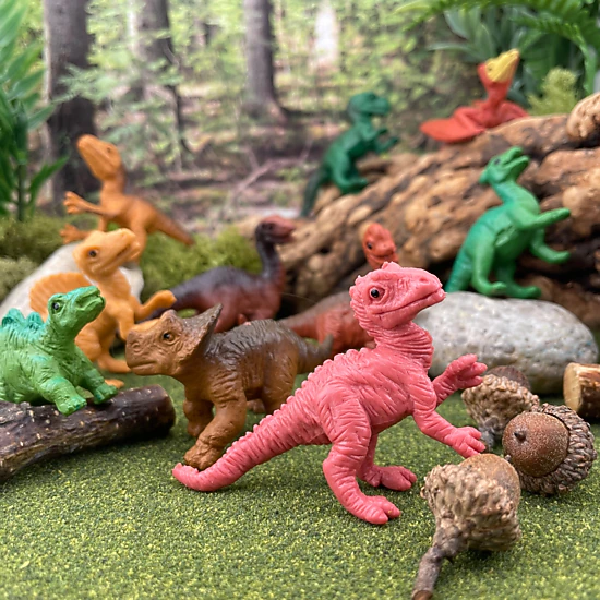 Safari Ltd. - Dino Babies TOOB - contains 10 Mini Figurines