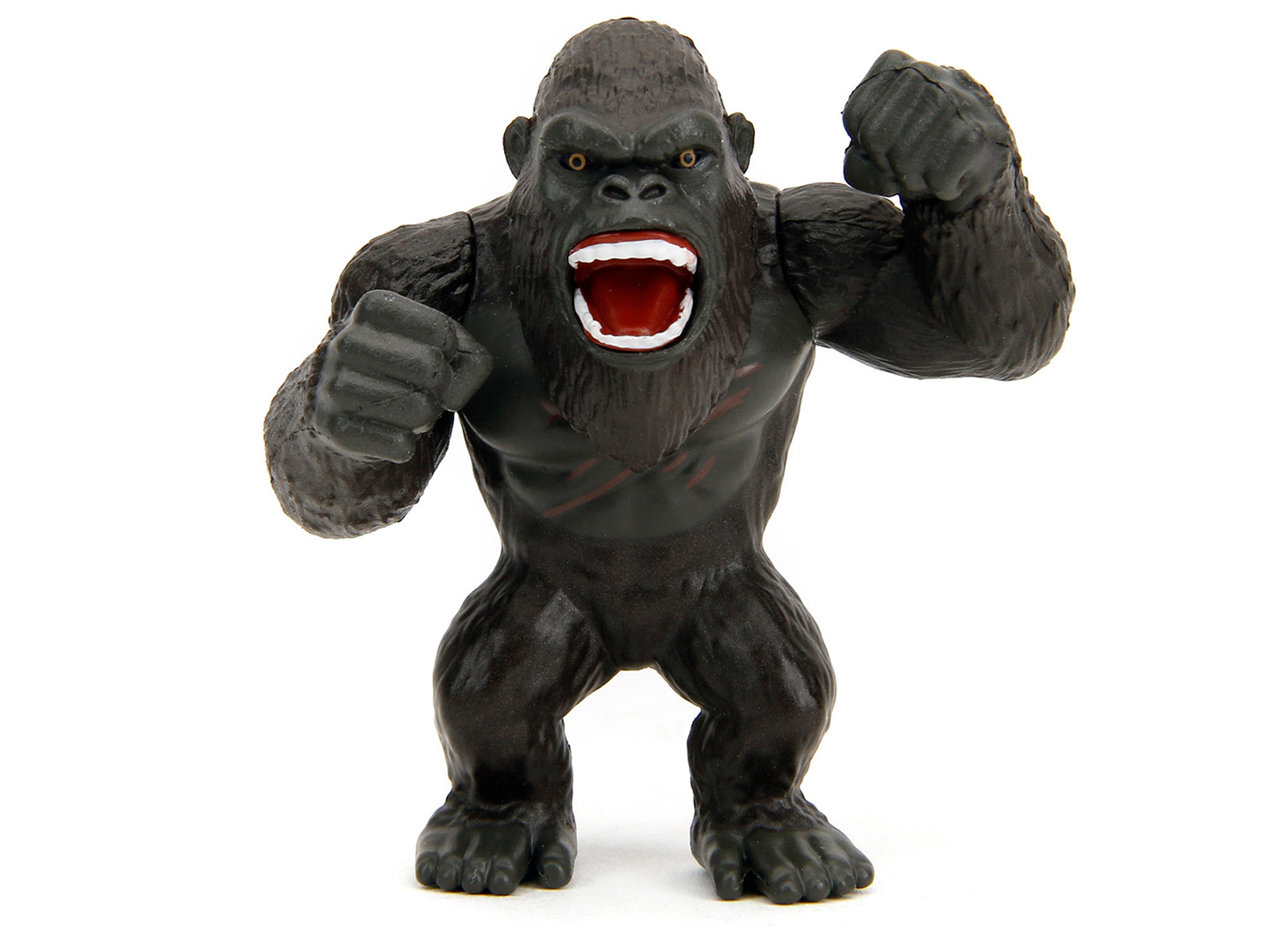 Jada Set of 4 Diecast Figures "Godzilla x Kong: The New Empire" (2024) Movie "Metalfigs" Series Diecast Models by Jada
