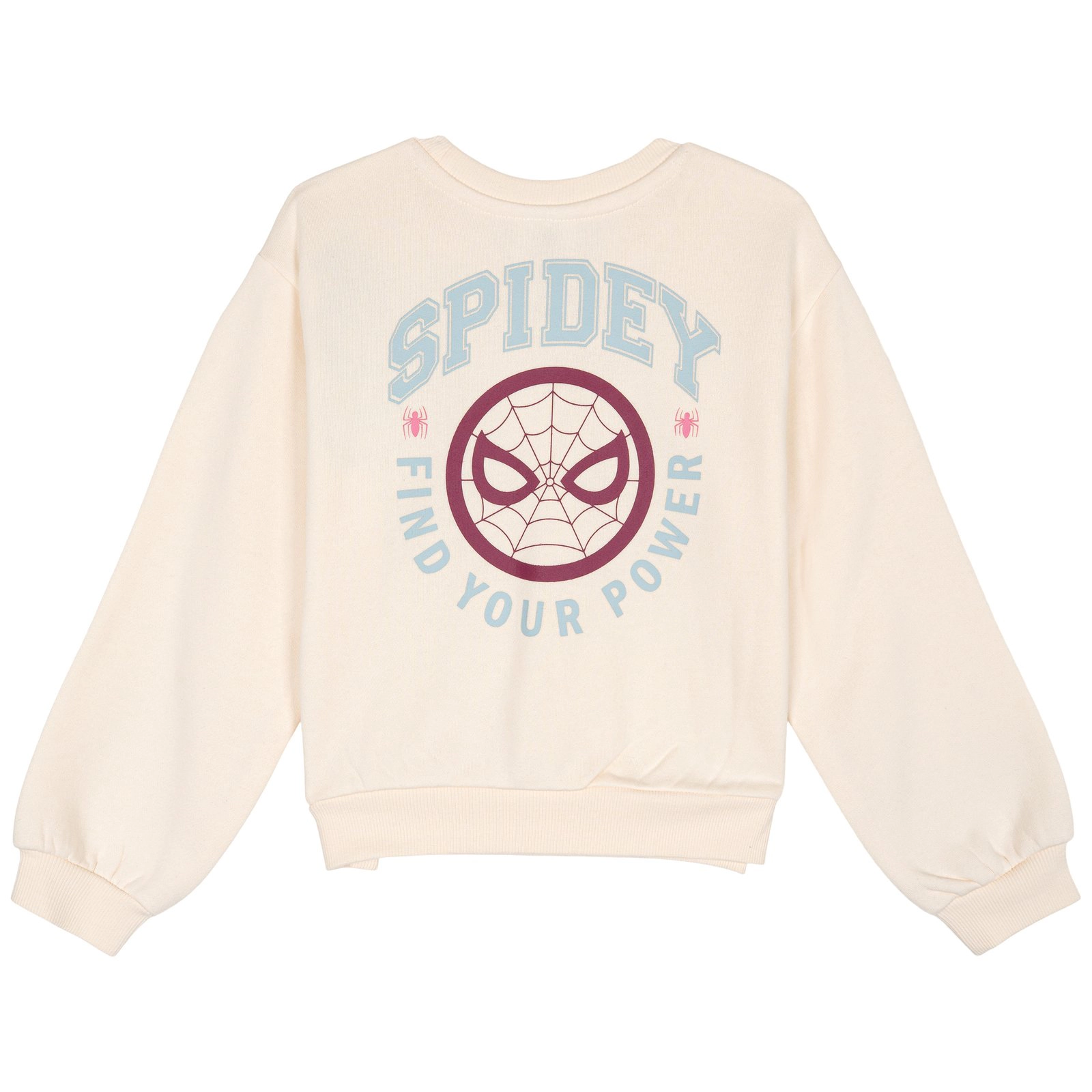 Marvel Spider-Man Girls' Fleece Sweatshirt and Pleated Skirt Set