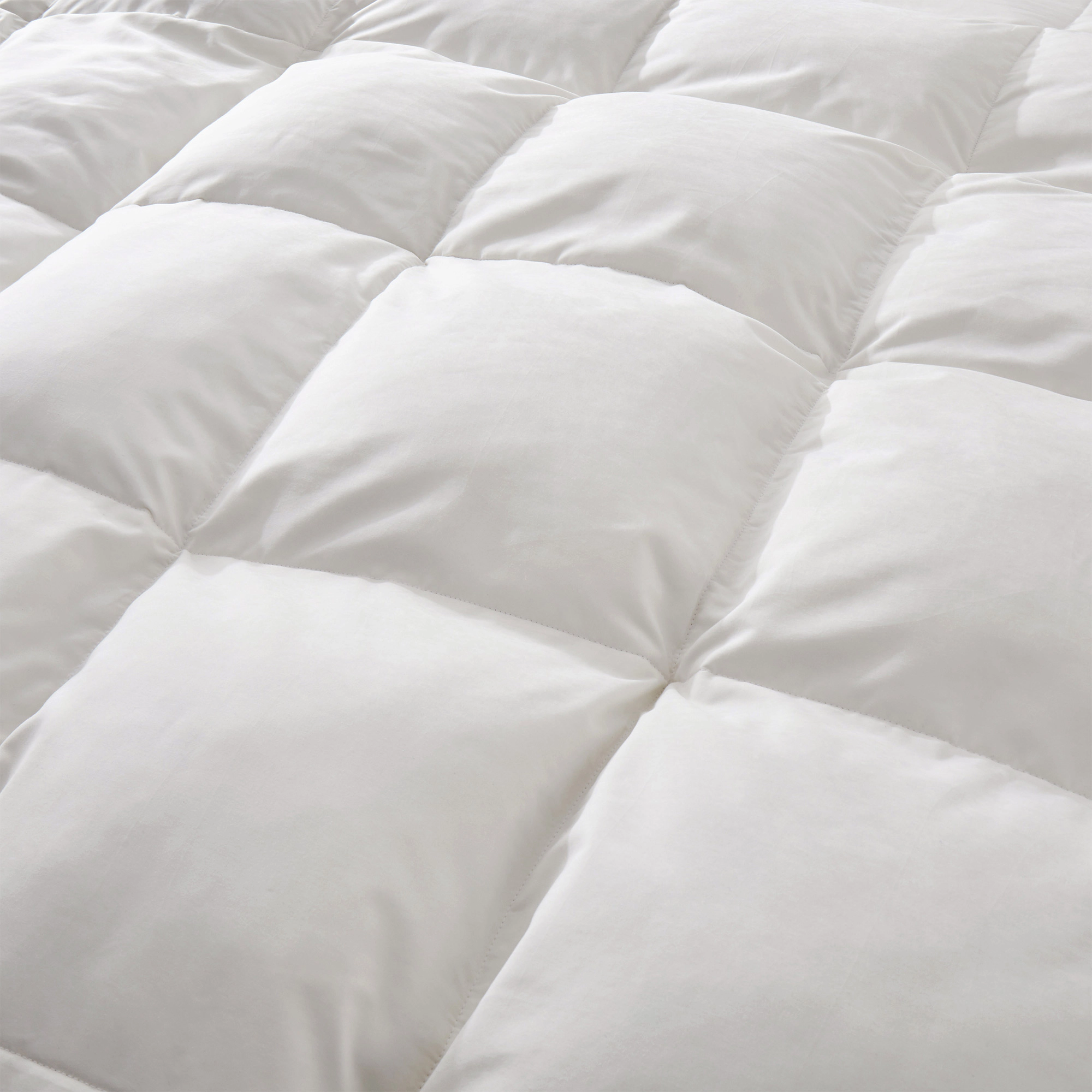 Unikome 3-in-1 800 Fill Power Down All Season 90% Down Comforter, 400TC Cotton Cover and Detachable Layer Design