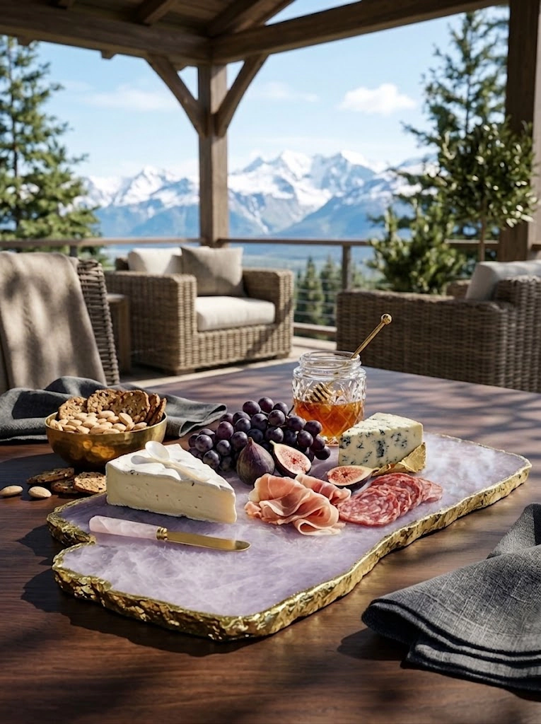 GAURI KOHLI Dazzle Aventurine Cheese Board