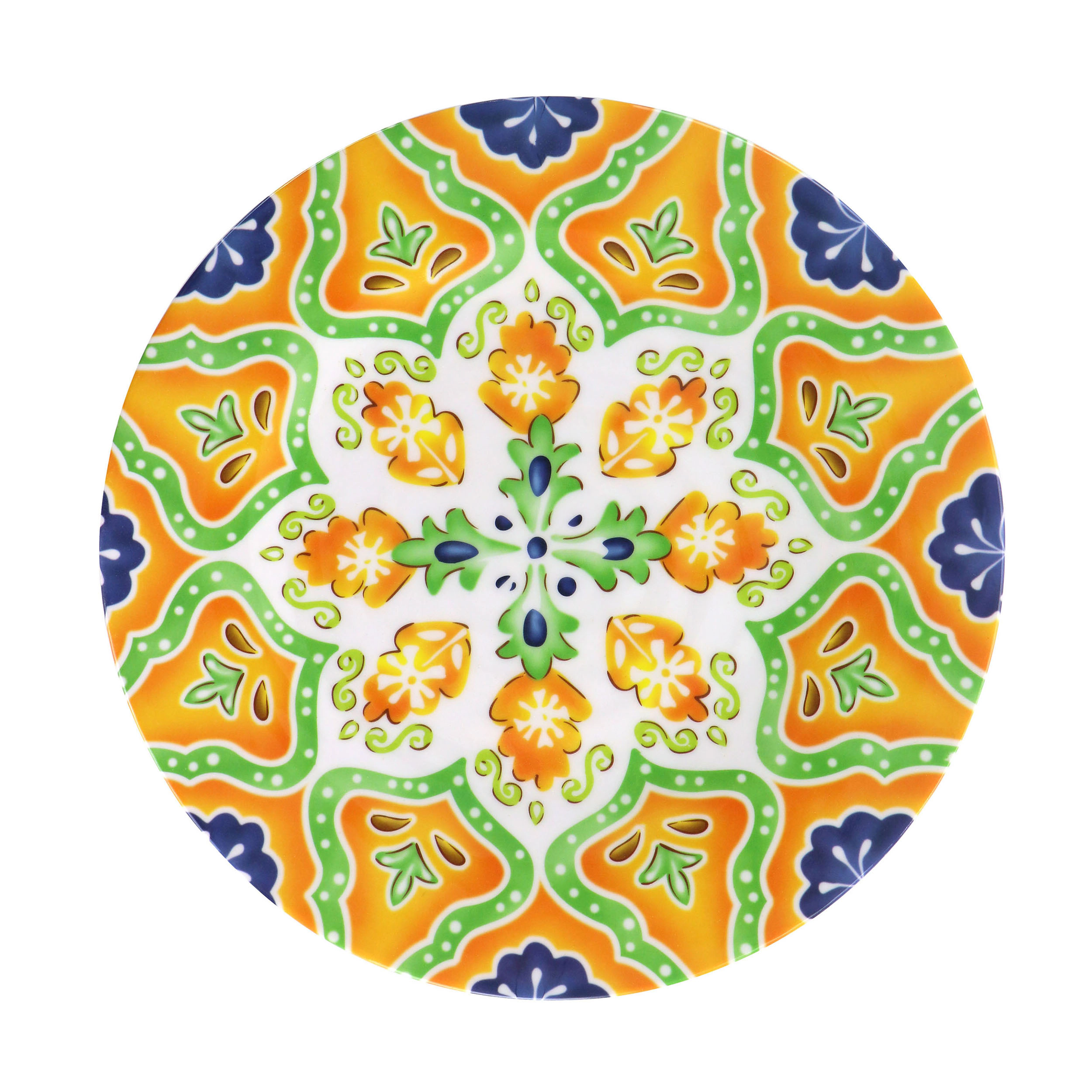 Elama Stapanya 12 Piece Melamine Dinnerware Set in Multi