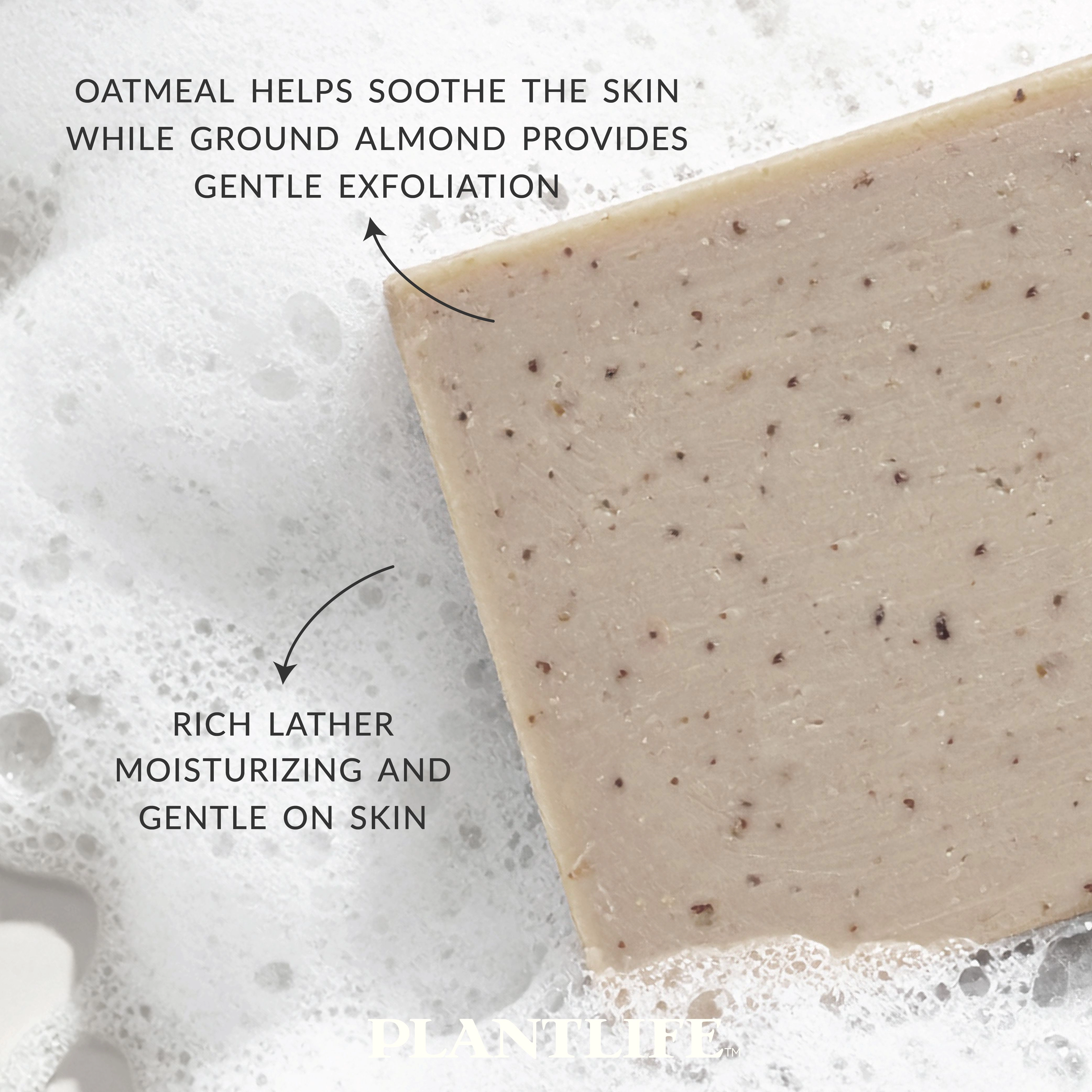 Plantlife Oatmeal Almond Aromatherapy Herbal Soap