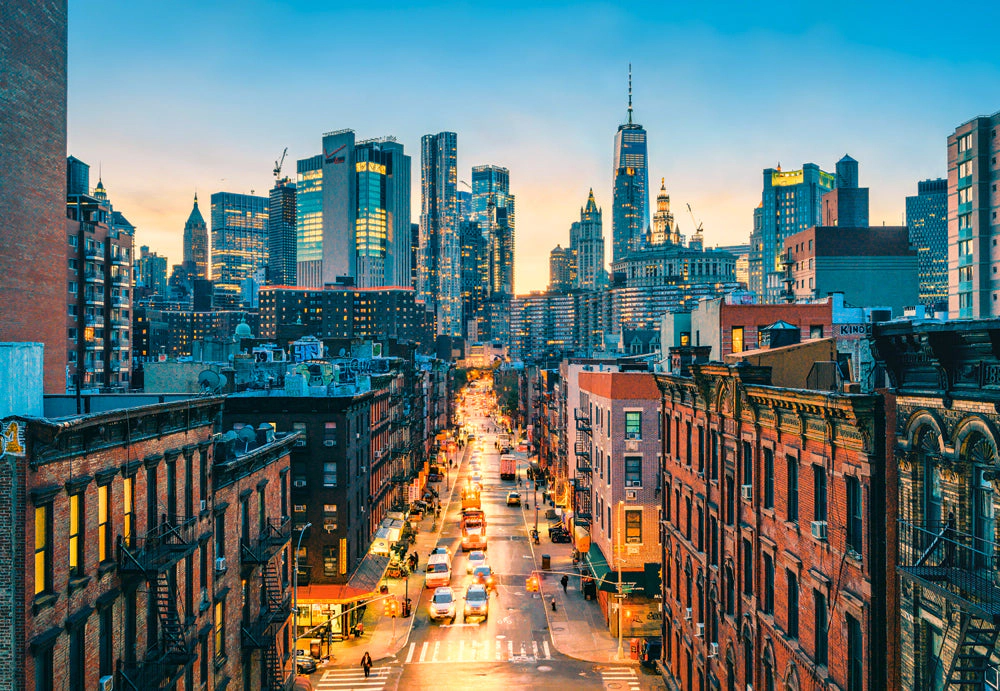 CASTORLAND 1000 Piece Jigsaw Puzzles, Lower Manhattan, New York City , NYC, City view puzzle,  USA puzzles, C-105083-2