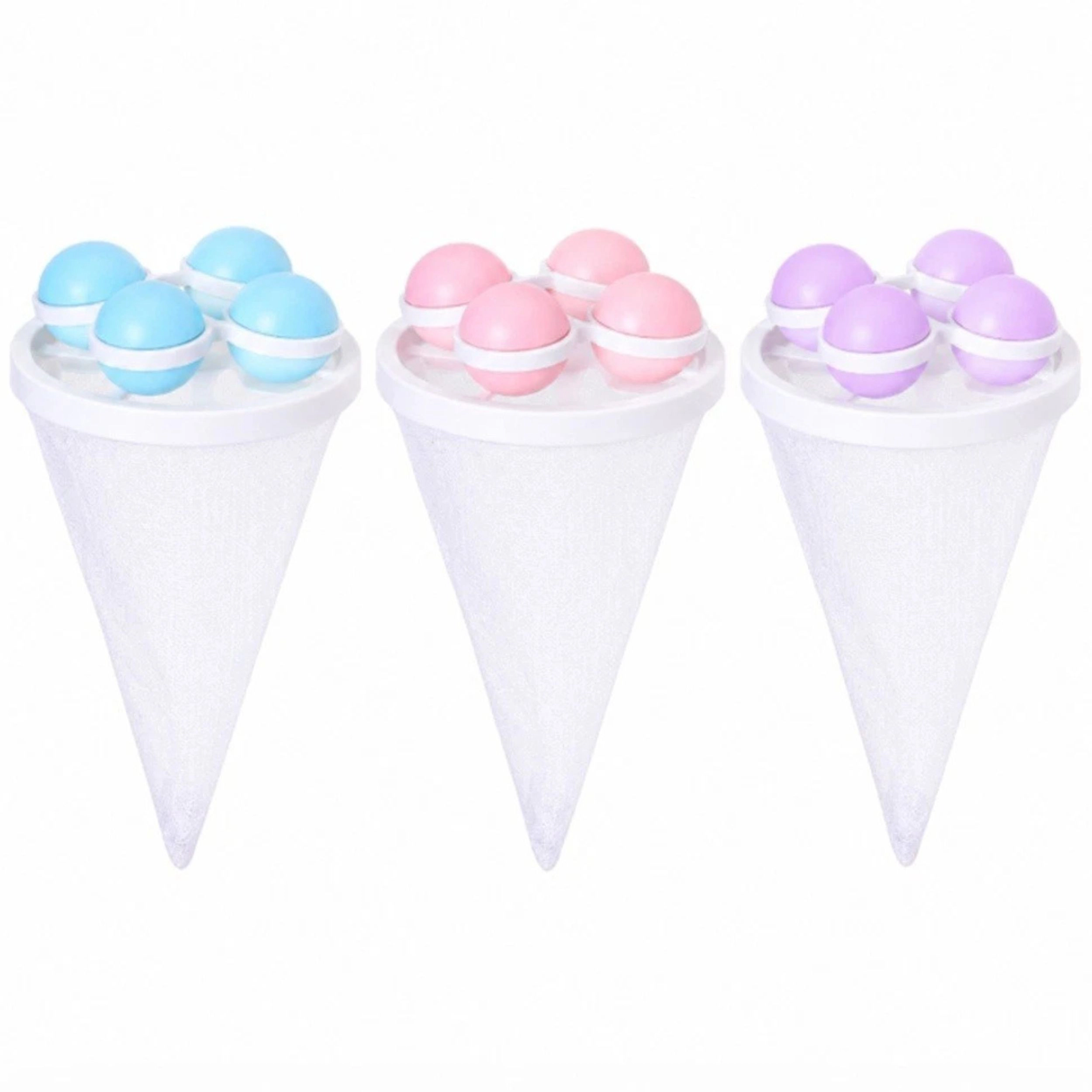 Home Collection Pack of 3 Laundry Lint Catcher Mesh Bags Pet Hair Remover Washer Floaters