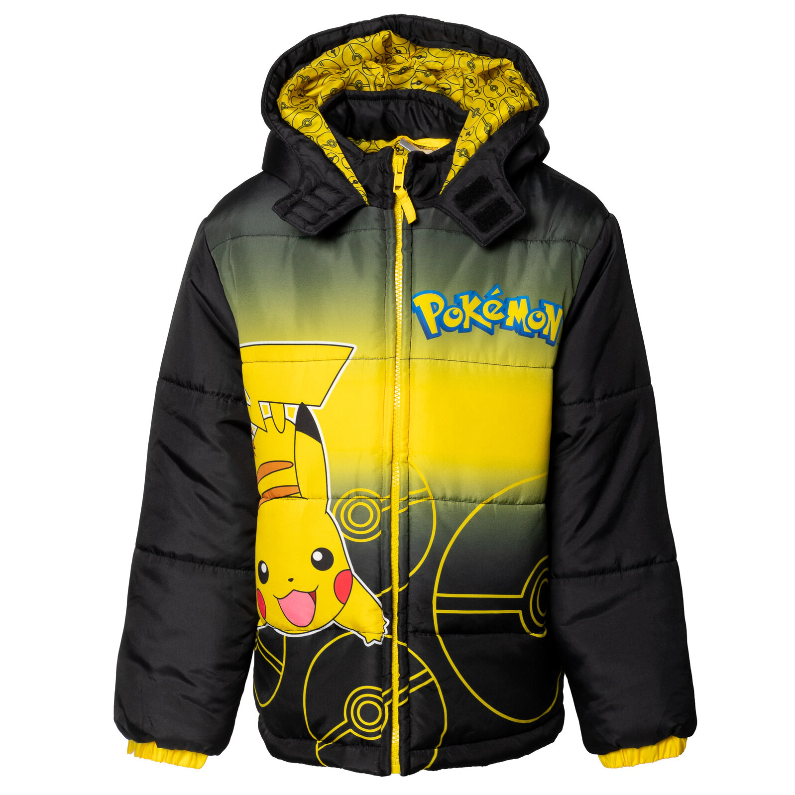 Pokemon Boys' Hooded Puffer Jacket