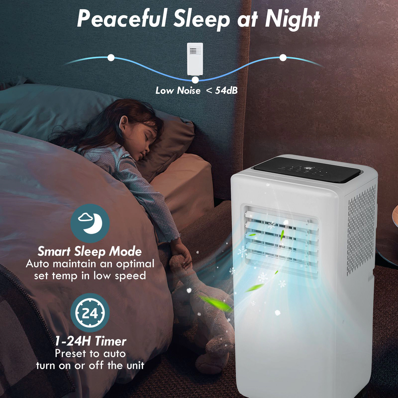 SlickBlue Unisex Portable 10000 BTU Air Conditioner