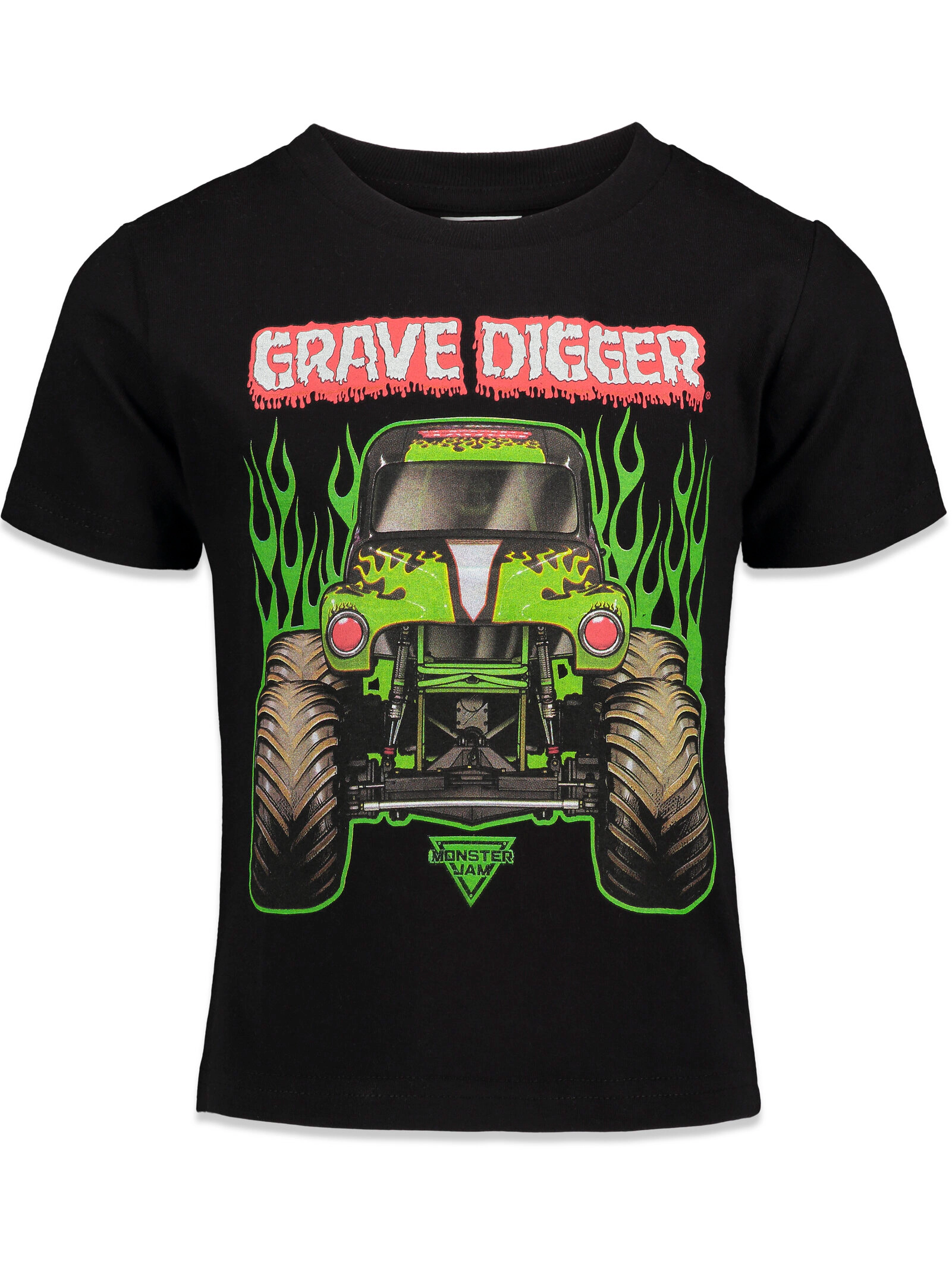 Monster Jam Boys' 3-Pack Short Sleeve Cotton T-Shirts