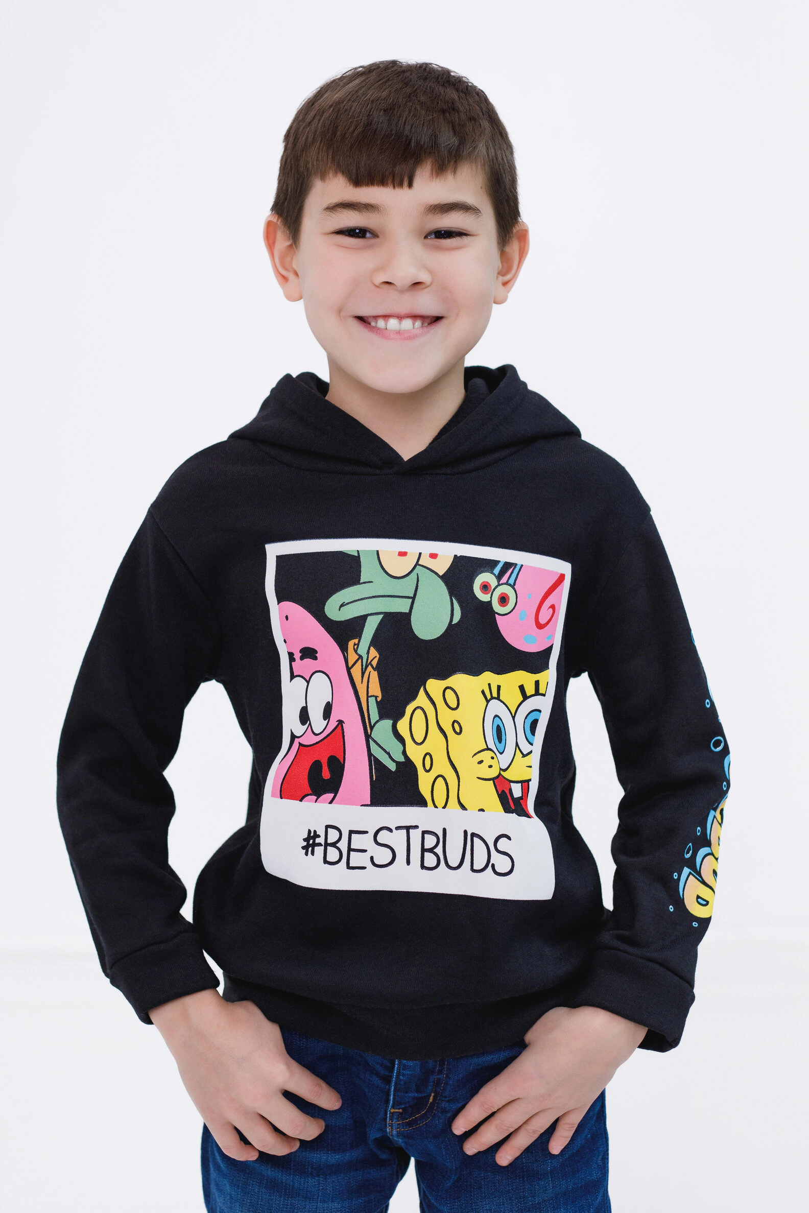Nickelodeon SpongeBob SquarePants Boys' Fleece Pullover Hoodie
