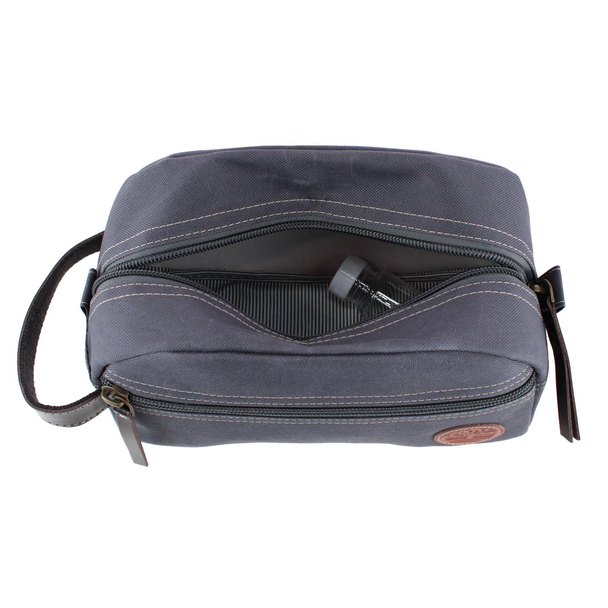 Timberland Men's Core Canvas Zippered Travel Kit