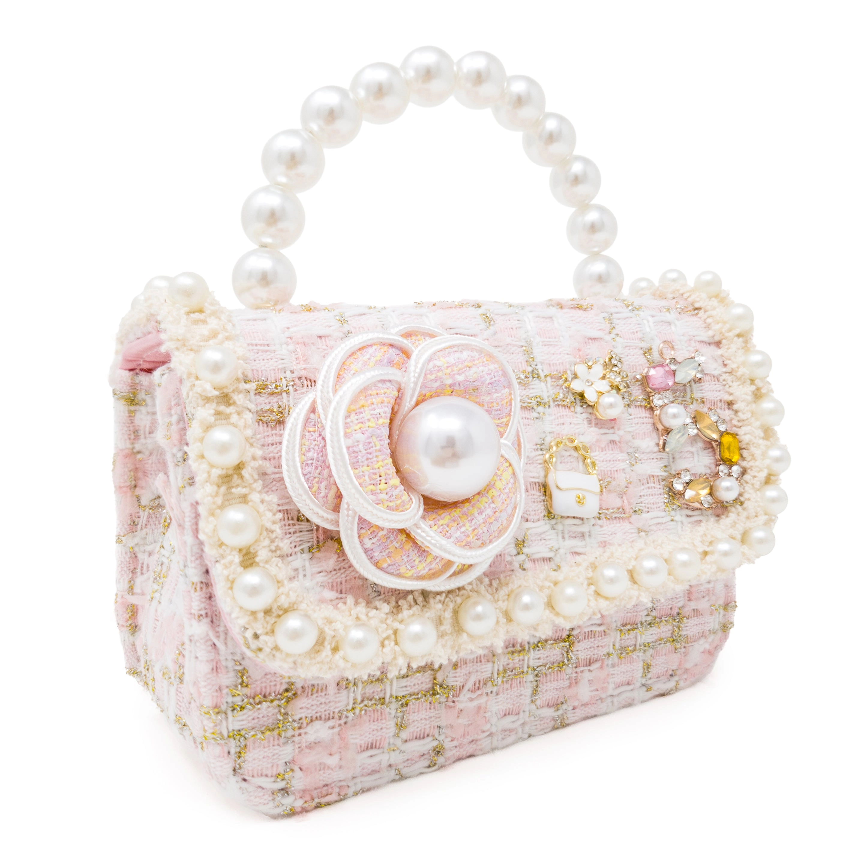 Puttisu Girls Pearl Garden Handbag